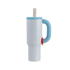Copo Térmico Com Alça Azul Claro