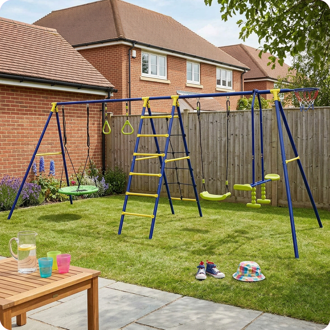 6 in 1 swing set