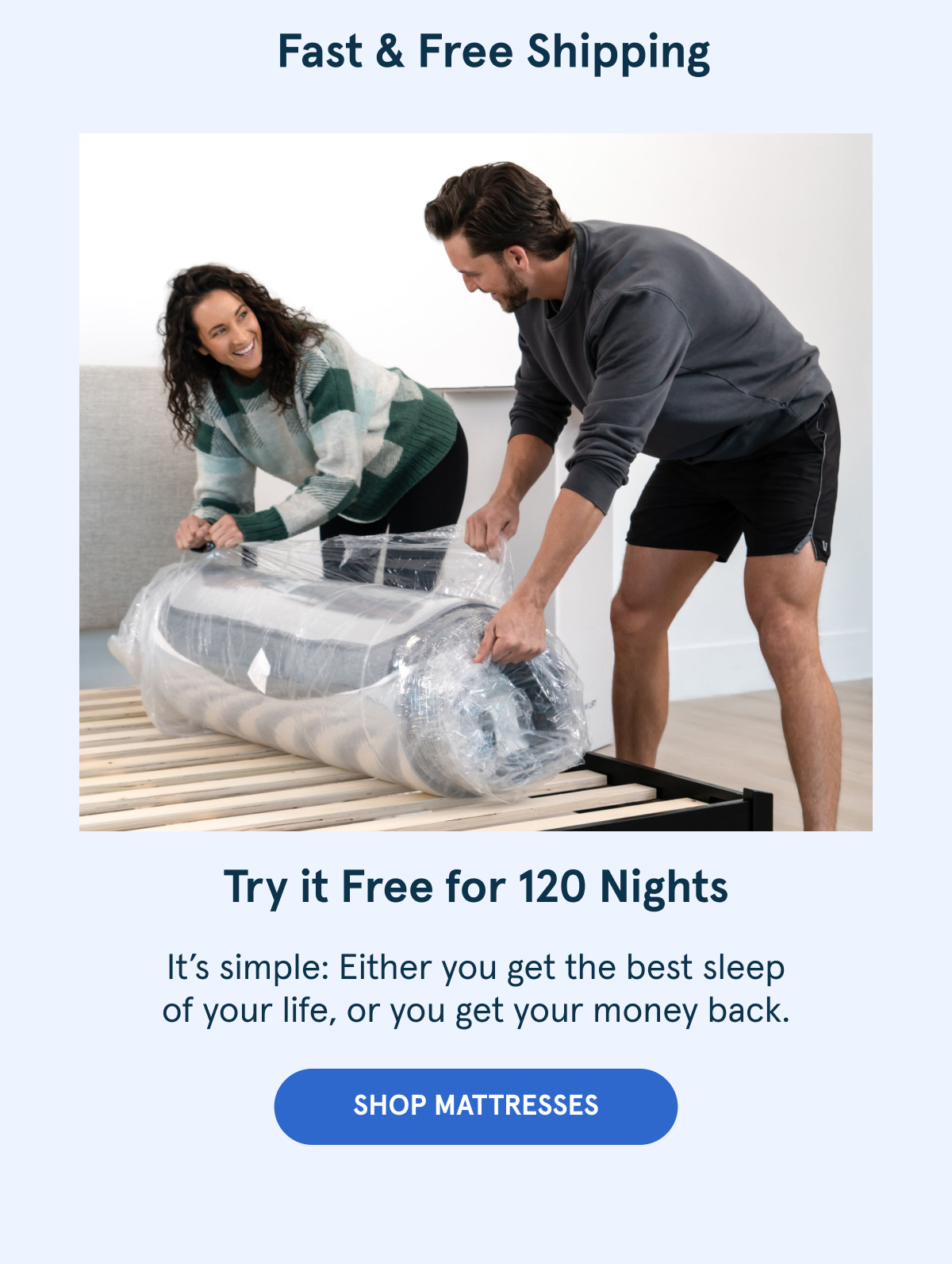 Fast and Free Shipping