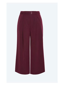Shop Cora Blue Stripe Belted Pant