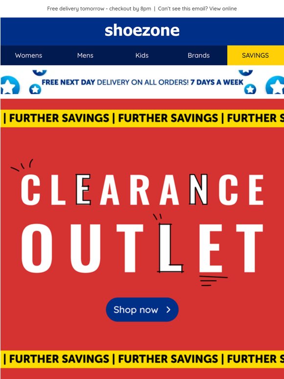 —, CLEARANCE BARGAINS are calling! 📞