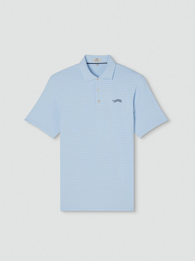 Stripe Polo II - Light Blue