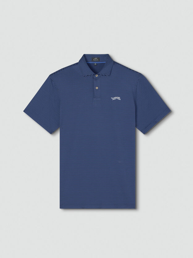 Cypress Stripe Polo - Navy Blazer