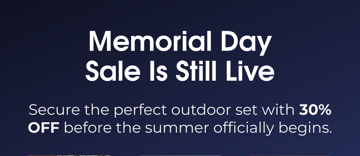 Memorial Day Sale Is Still Live