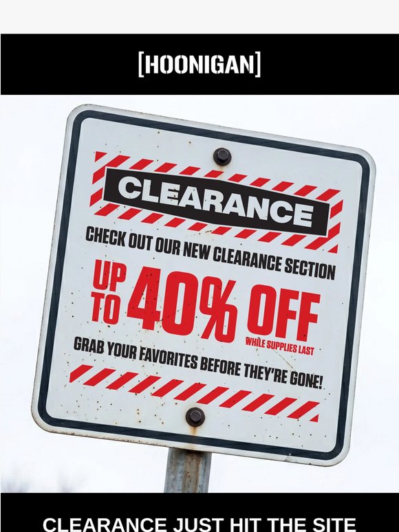 SEE WHAT'S ON CLEARANCE!