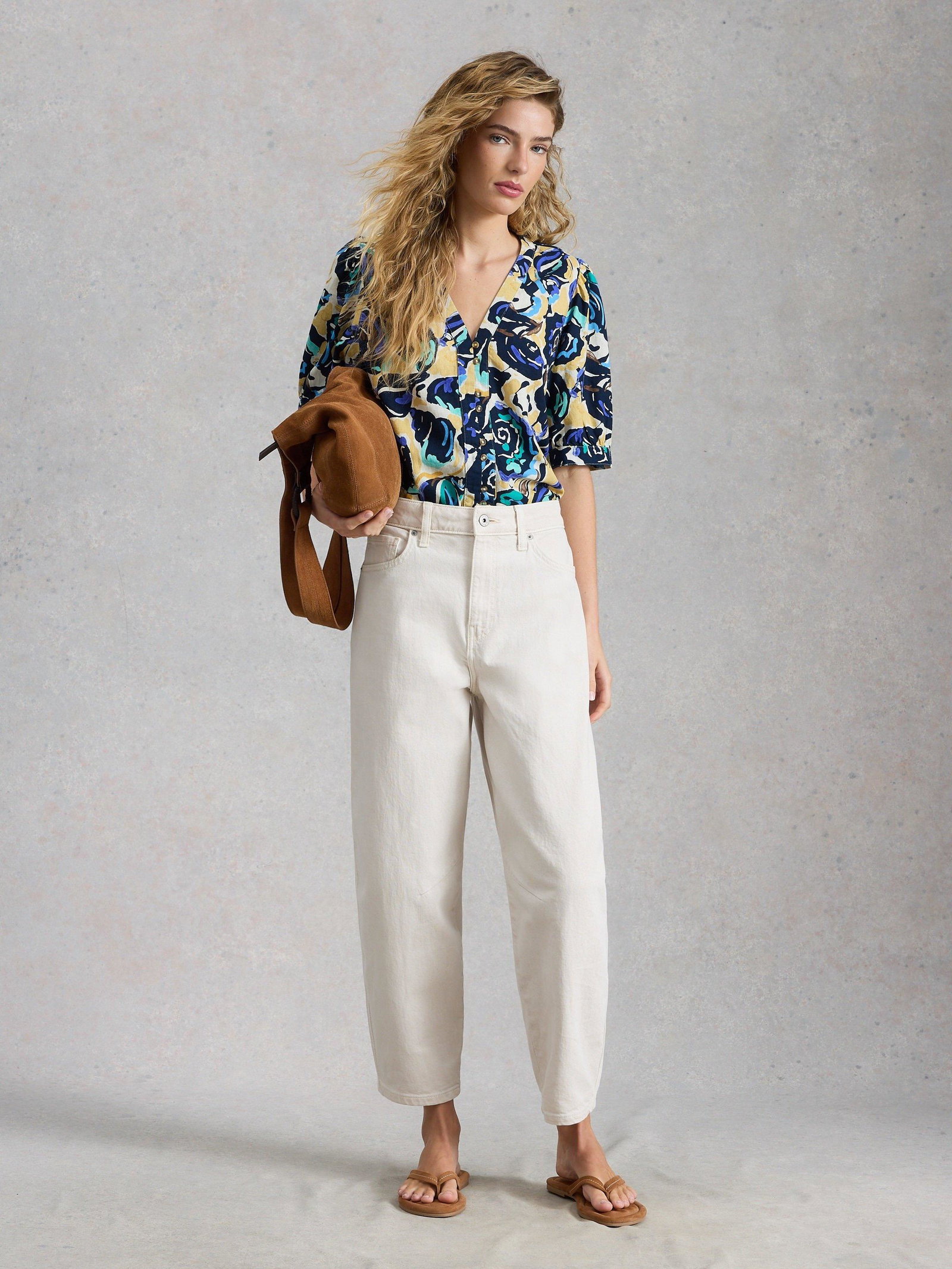 Fern Linen Top