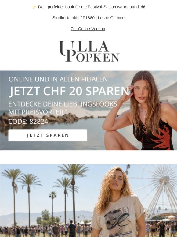 Festival Season einleiten & 15€ sparen! 🎶