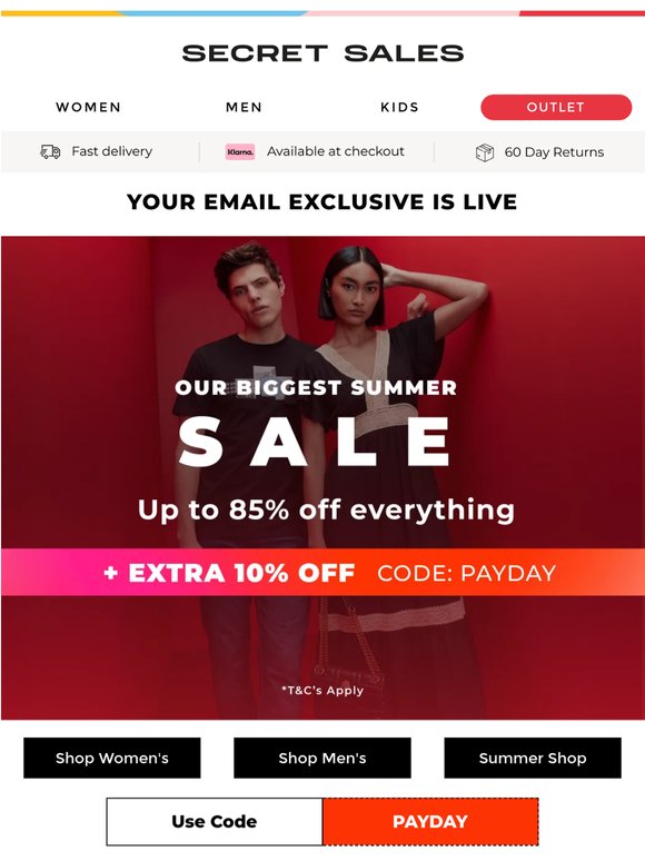 Early Access: Take an Extra 10% Off 🤩