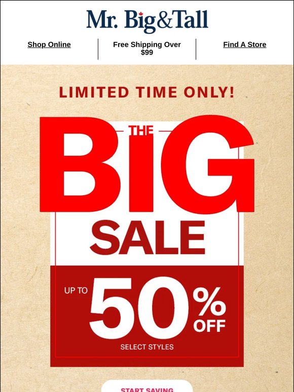 Up to 50% off Tees, Hoodies, Shorts & More