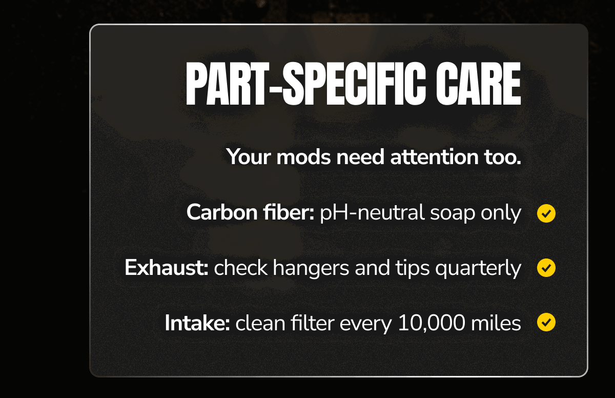 PART-SPECIFIC CARE