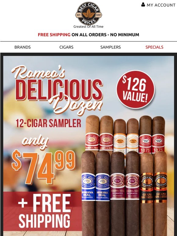 ⚠️Last Chance: 12 Romeos under $6.25 apiece!