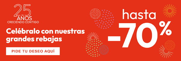 Rebajas de aniversario en Bruneau