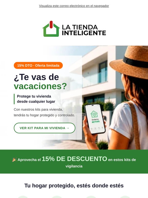 ¿Te vas de vacaciones este verano? Consigue un 15% DTO
