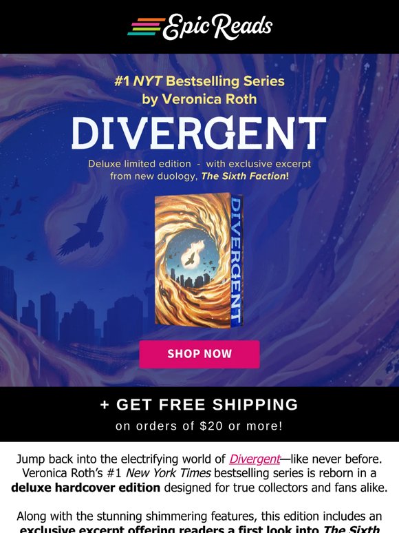 Don't miss out: grab the Divergent Deluxe Edition + free shipping!