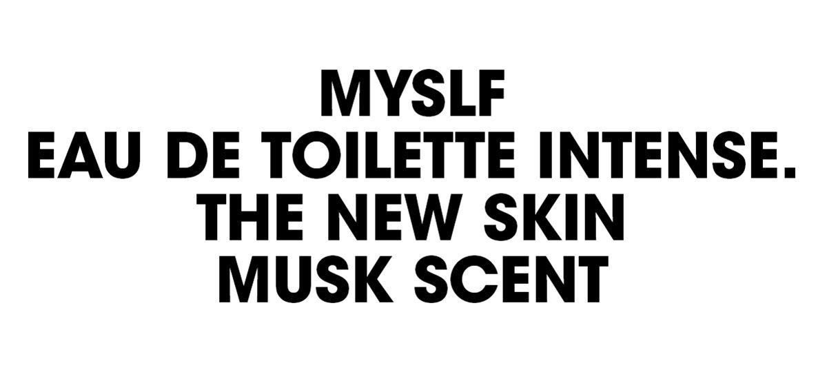 MYSLF EAU DE TOILETTE INTENSE.