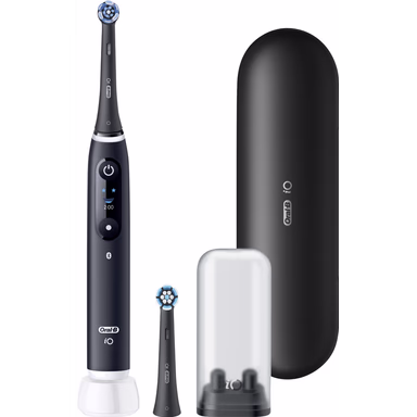 Oral-B iO 6N Zwart + extra iO Gentle Care opzetborstel