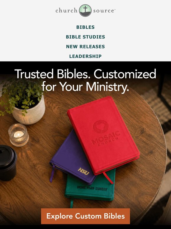 Why churches choose custom Bibles 📚