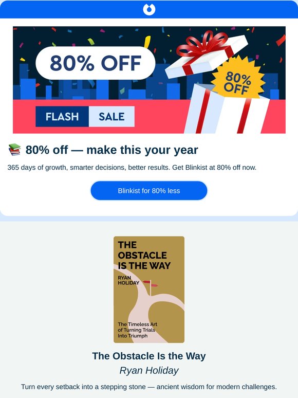 Flash Sale is live — claim your 80% OFF now