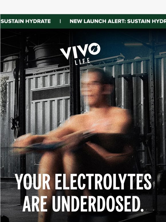 Your electrolytes are underdosed