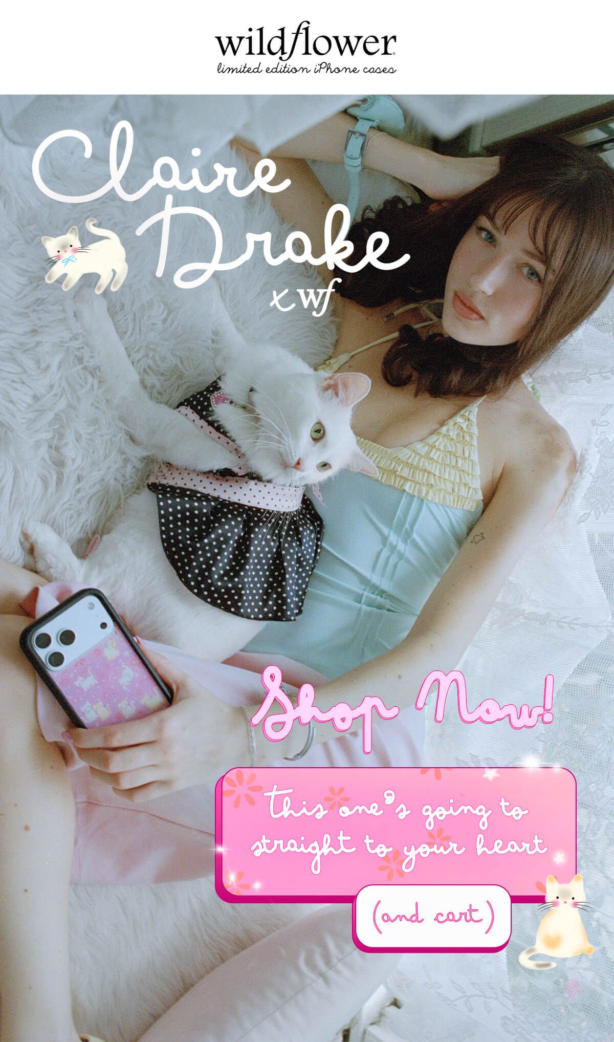 Claire Drake x WF // Shop now! This one's going to straight to your heart (and cart)
