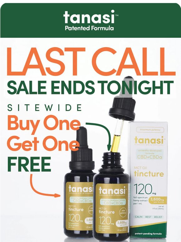Last Chance: BOGO Ends Tonight