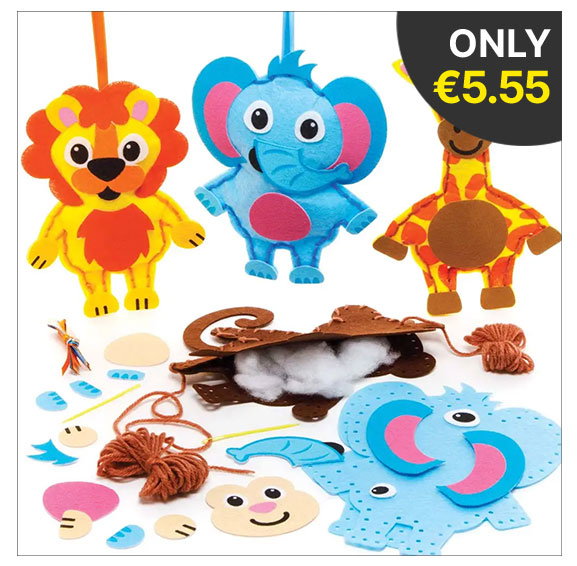 Jungle Animal Sewing Kits