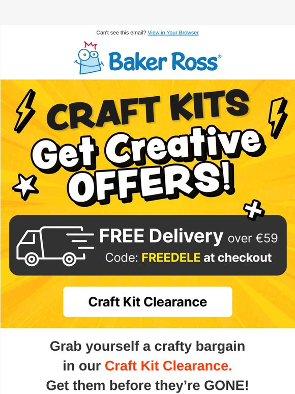 Check Out Our Craft Kit Clearance!