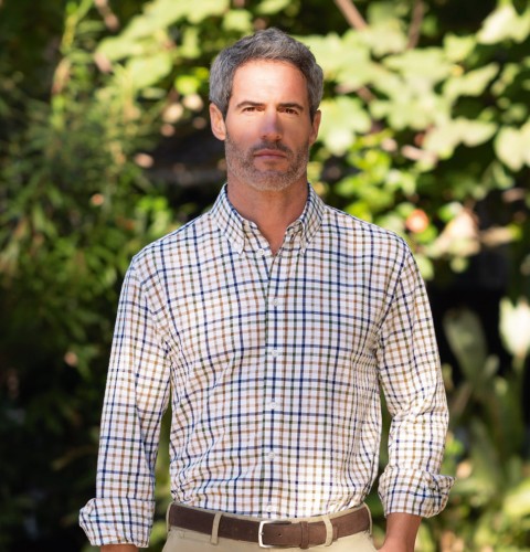Men's Seersucker Tattersall Shirt