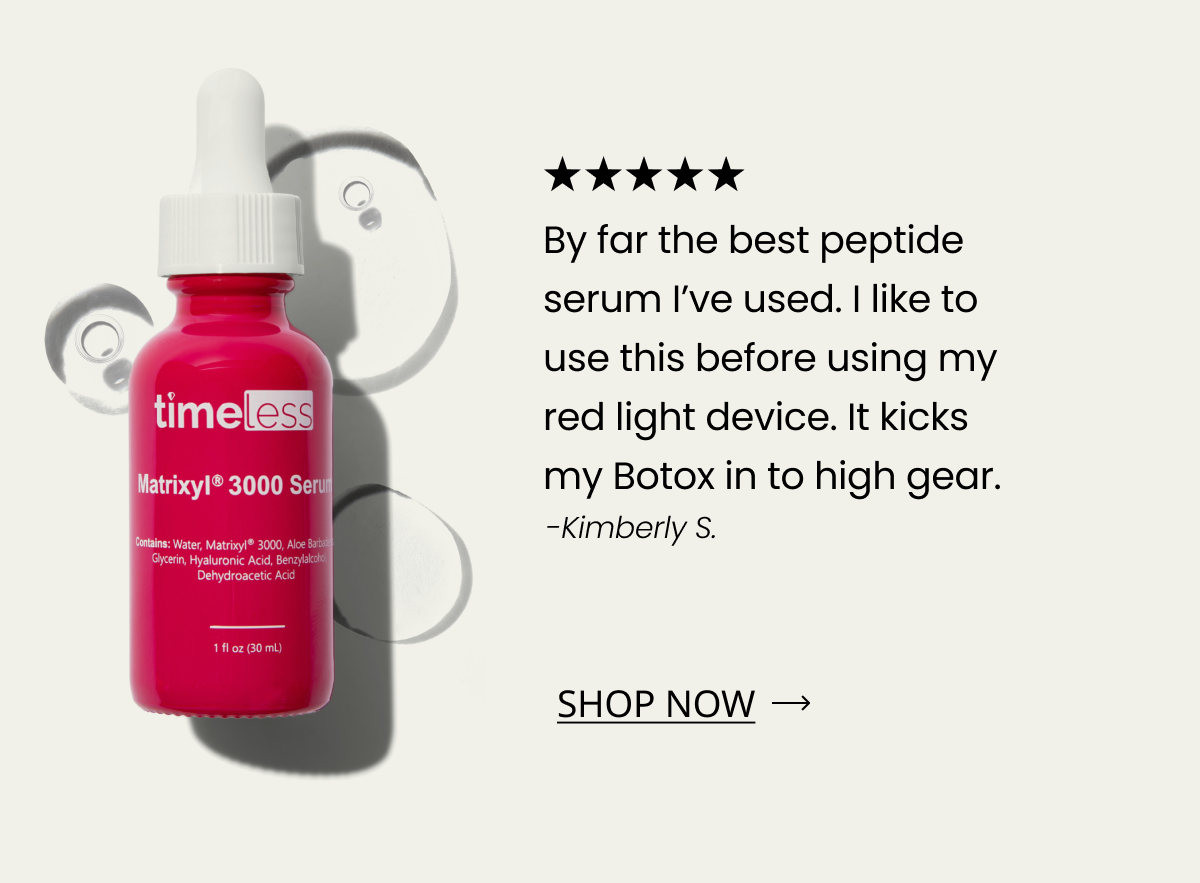 matrixyl® 3000 serum anti-aging, collagen builder