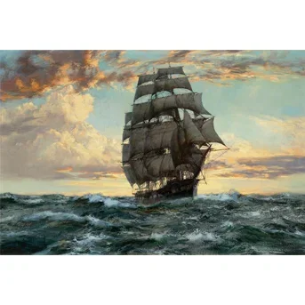 Montague Dawson, F.R.S.A., R.S.M.A. (Chiswick 1890-1973)<br>The American Clipper Ship 'Rainbow'