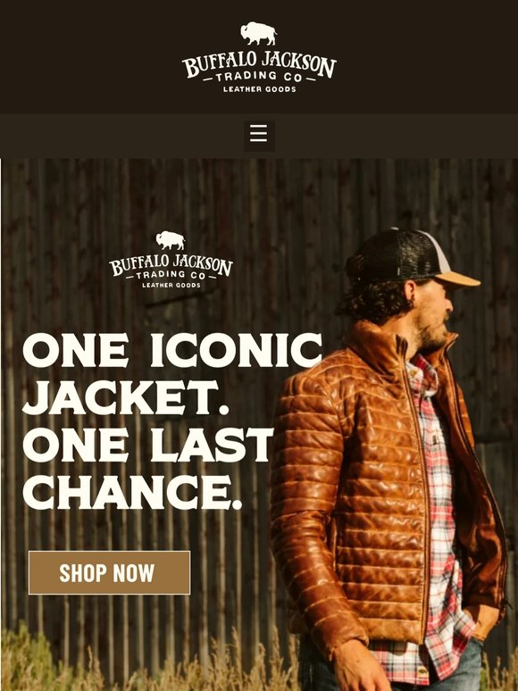 One iconic jacket. One last chance.