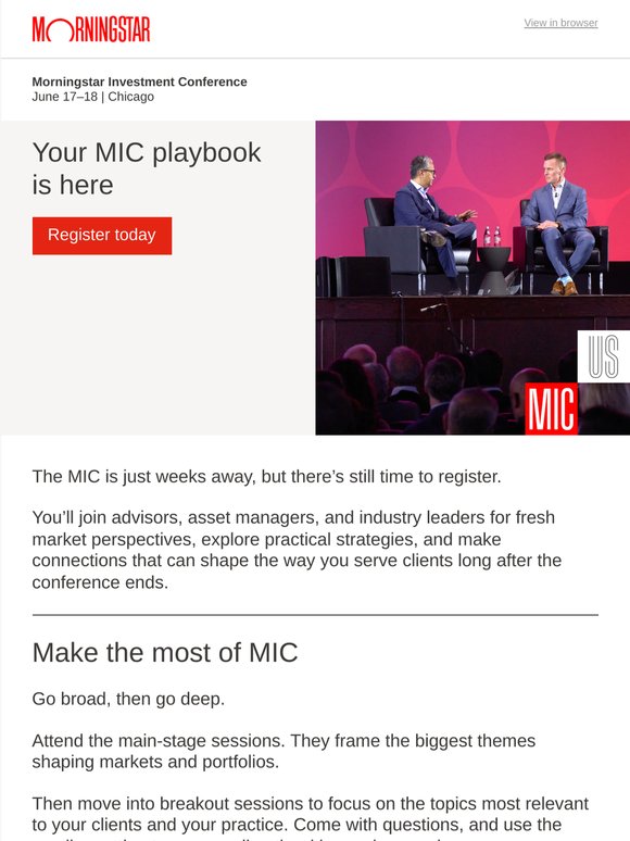 Here’s how to get the most from MIC 🔥