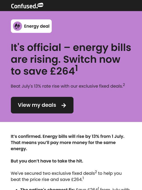 It's official – energy bills are rising by 13%