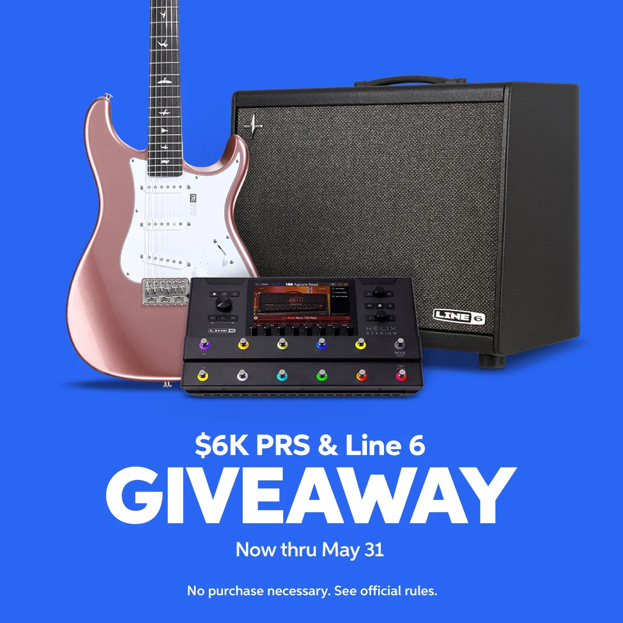 $6K PRS & Line 6 Giveaway — Now thru May 31