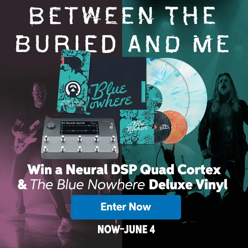 You could win a Neural DSP Quad Cortex and 'The Blue Nowhere' deluxe vinyl