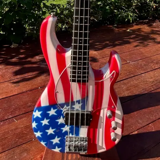 Modulus One Off Flea Bass Prototype Carbon Fiber Neck