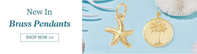 New In Brass Pendants