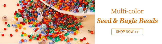 Multi-color Seed & Bugle Beads