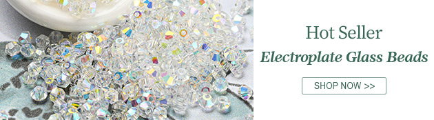 Hot Seller Electroplate Glass Beads