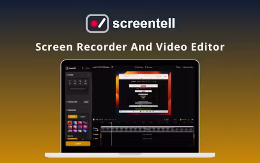 Screentell – Screen Recorder And Video Editor | Lifetime Access
