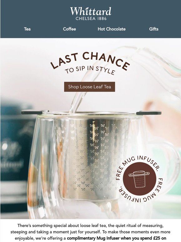 The Perfect Brew Companion, On Us