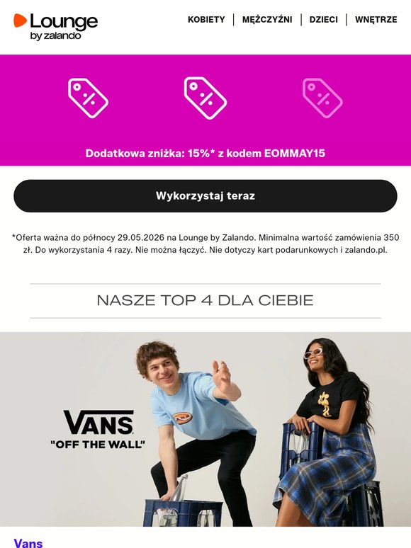 Nie zwlekaj, Vans & Marc O'Polo są już dostępne