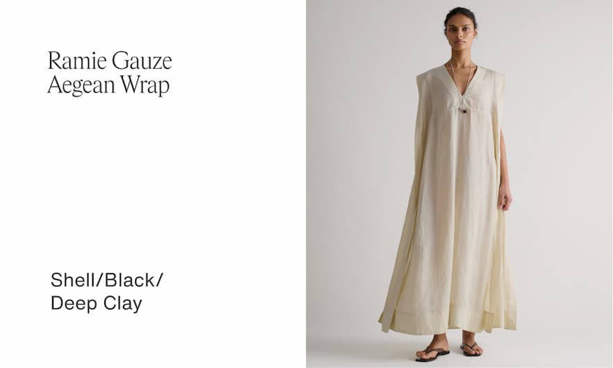 Ramie Gauze Aegean Dress
