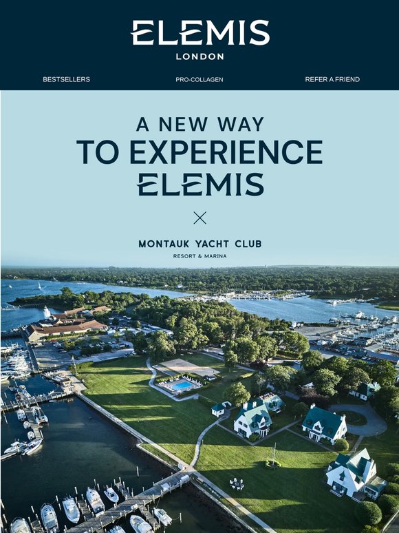Now Open: ELEMIS at Montauk Yacht Club