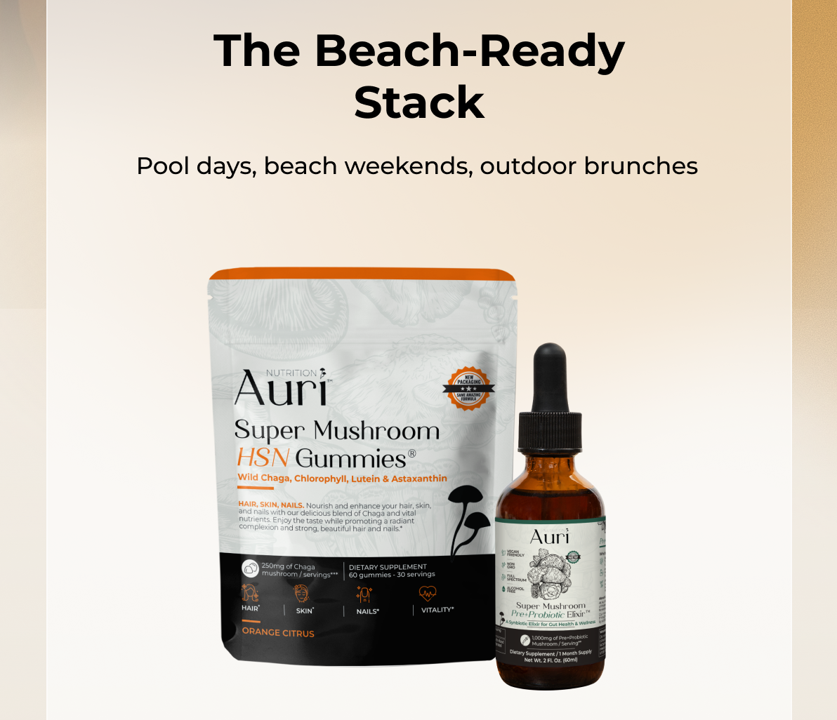 the beach ready stack