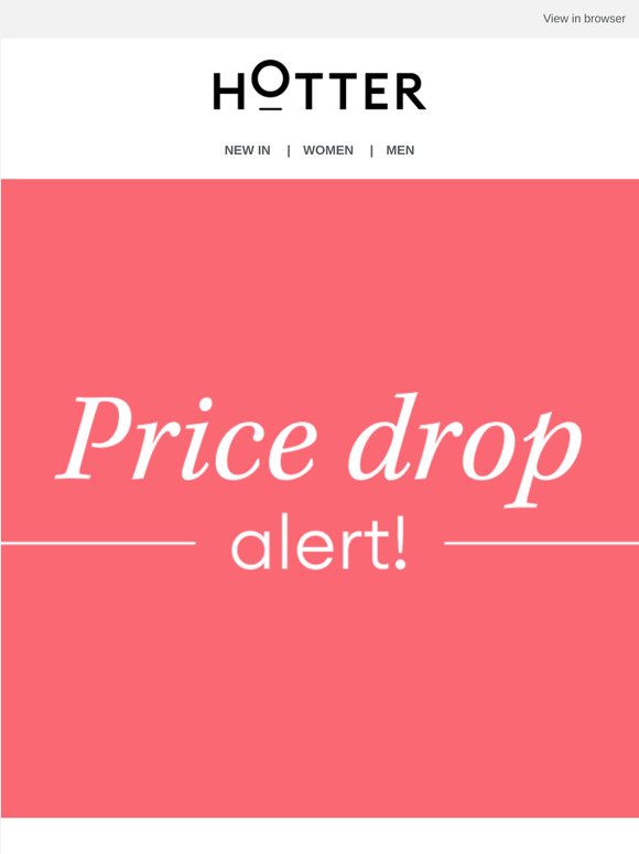 Price drop alert!