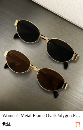 Women s Metal Frame Oval/Polygon...