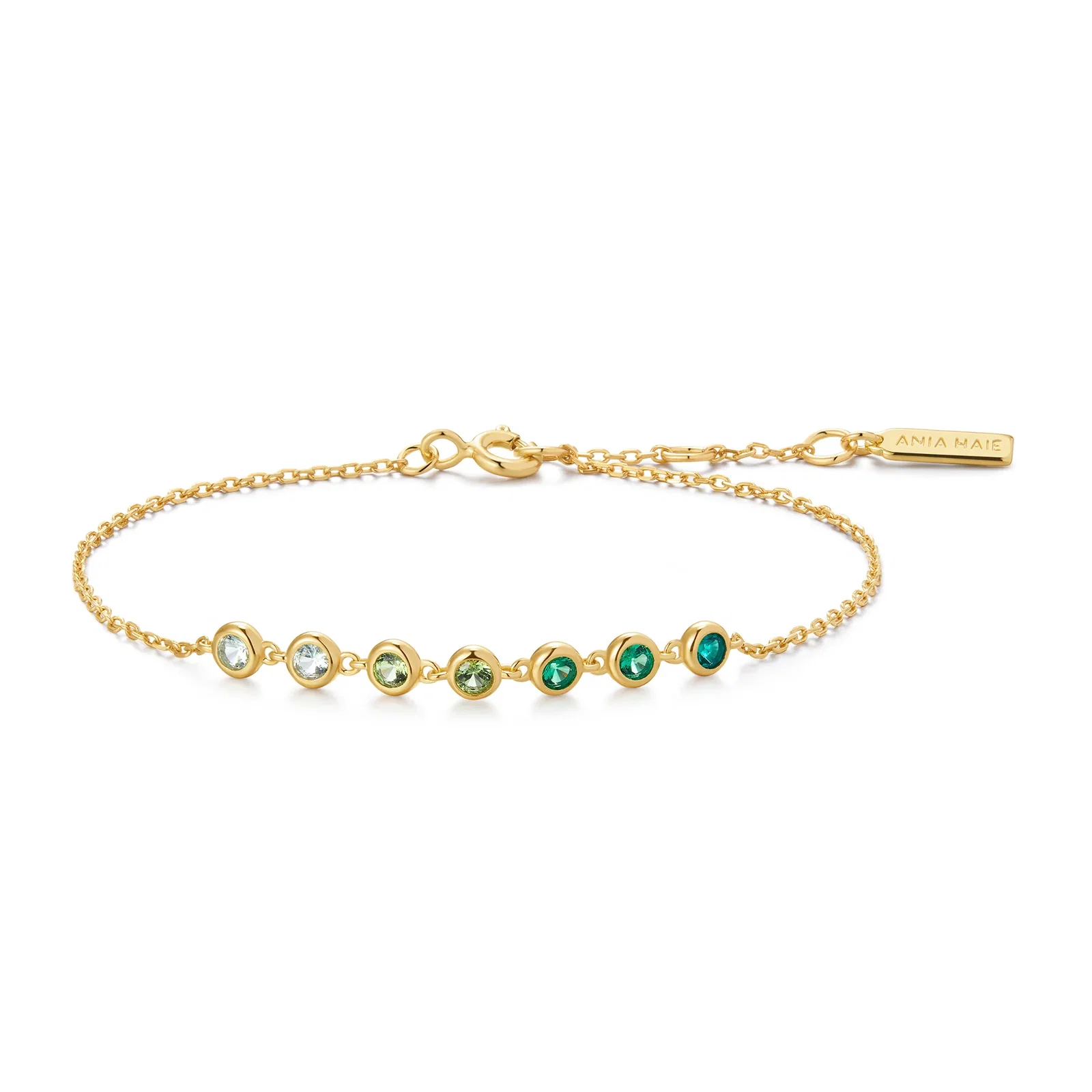 Image of Gold Green Station Bracelet