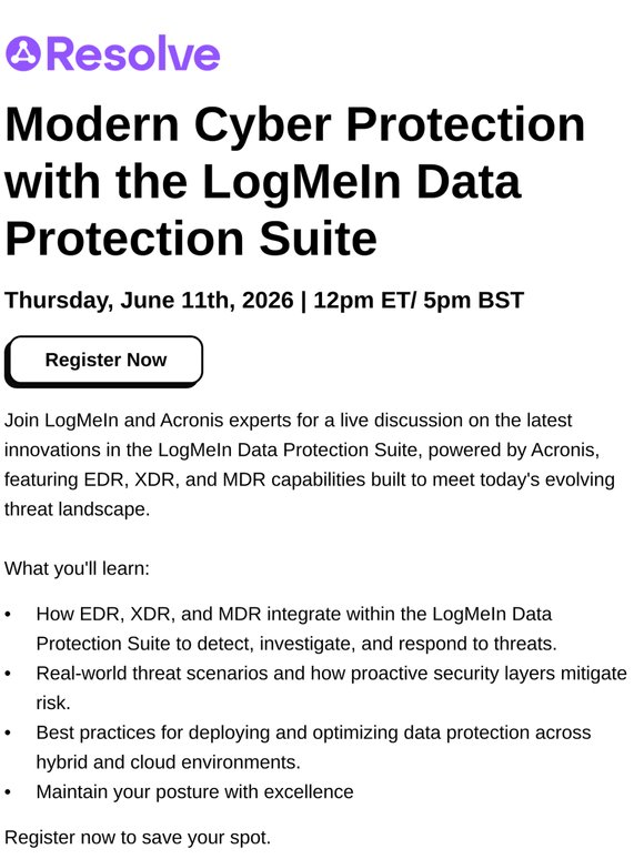 Unlock the power of data protection with LogMeIn and Acronis