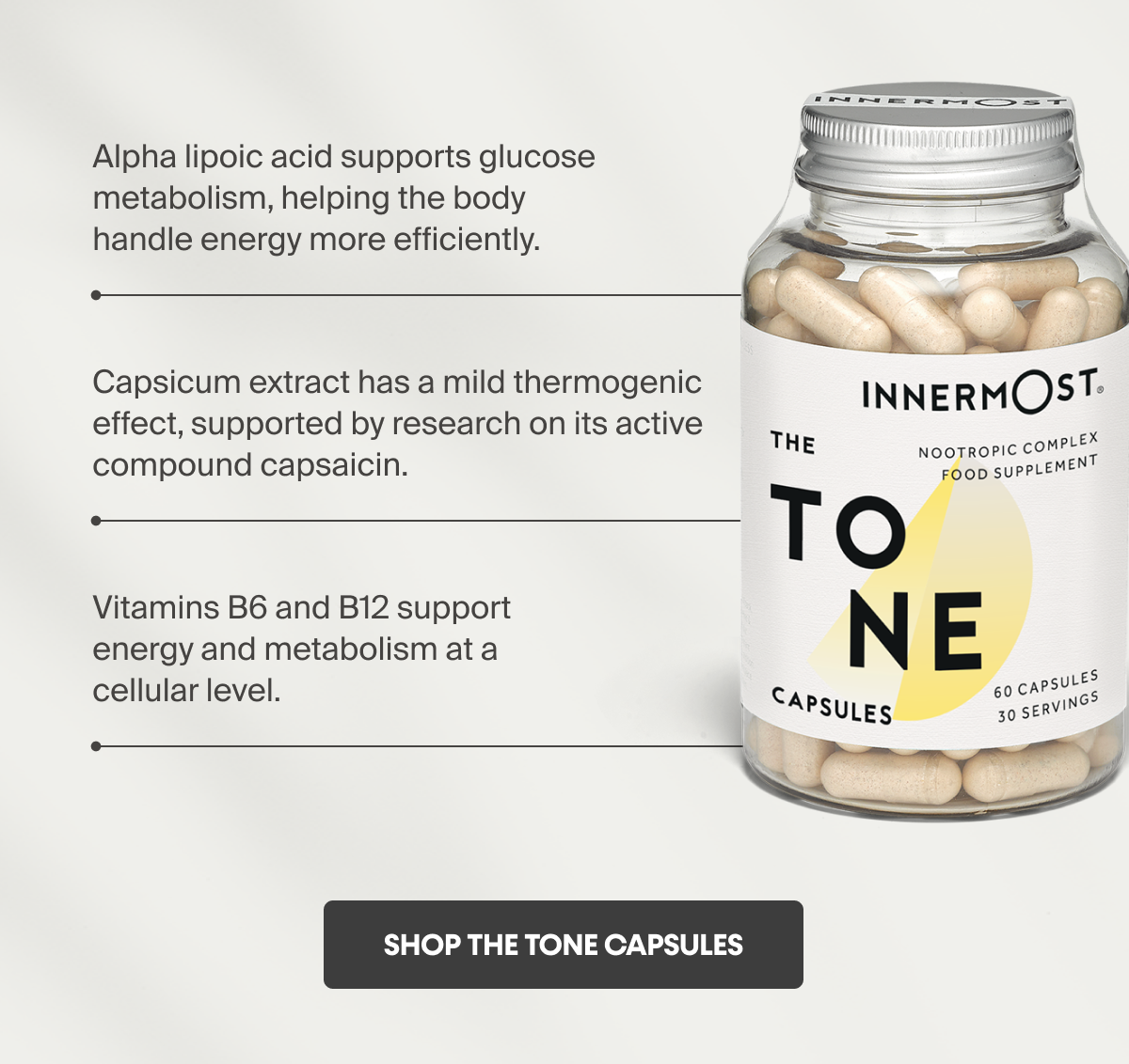 Shop the tone capsules